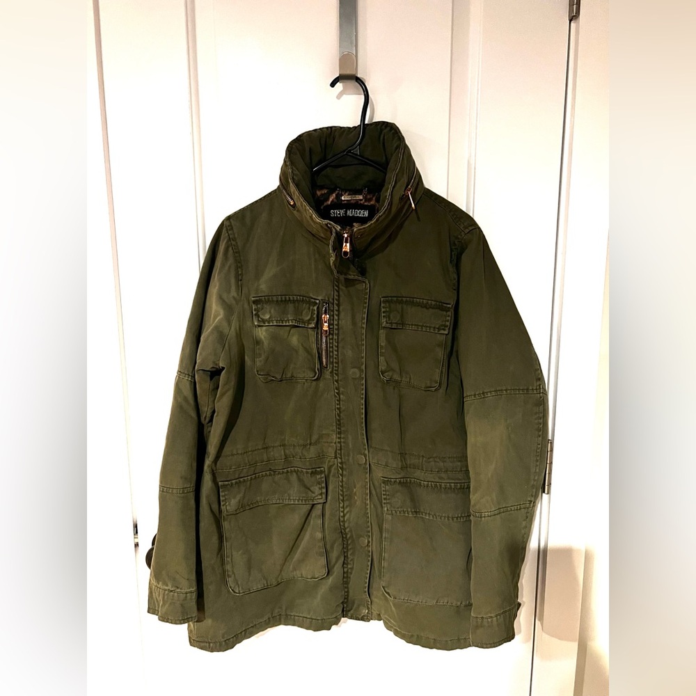 Steve Madden  Military Green Field Jacket